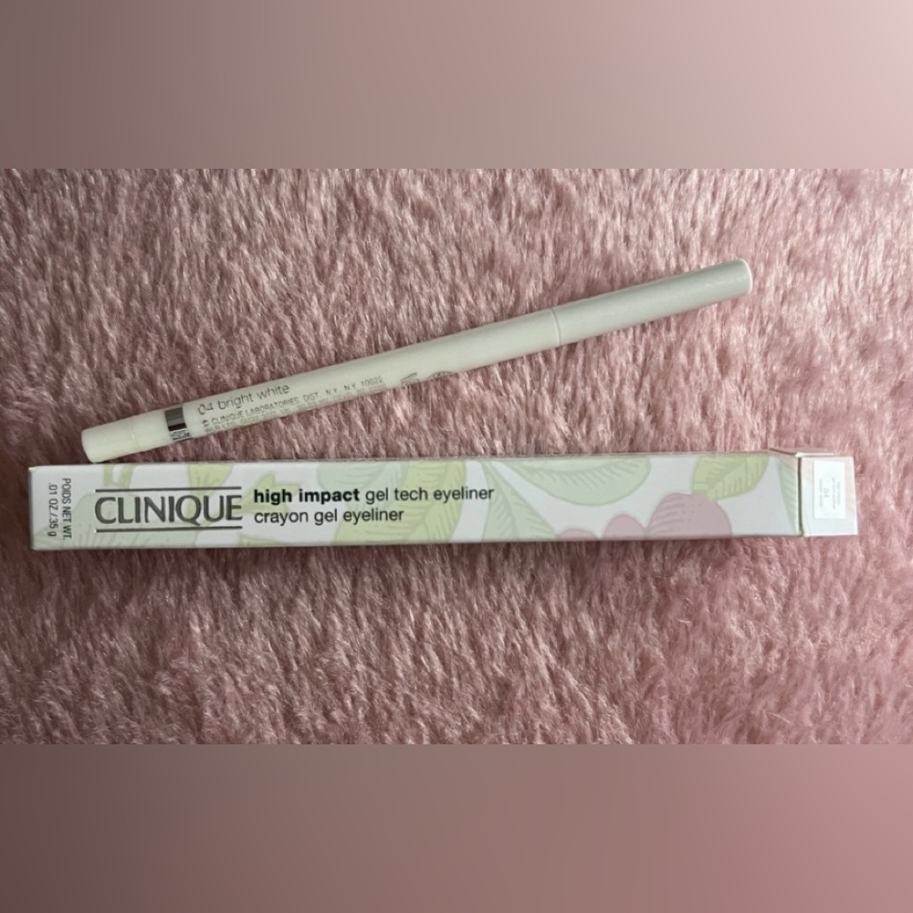 CLINIQUE High Impact Gel Tech Eyeliner 04 BRIGHT WHITE / .01 oz / New in box